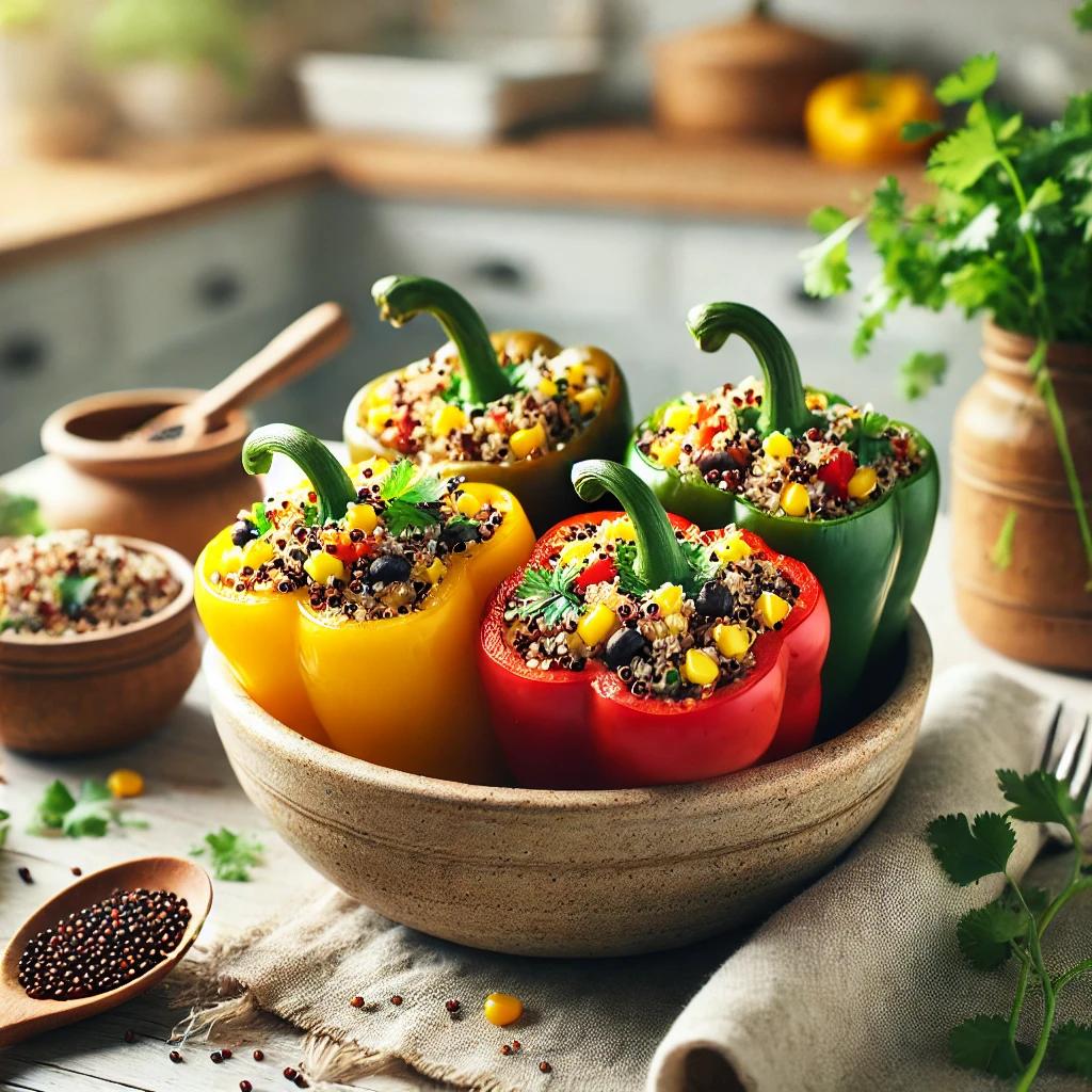 Quinoa Stuffed Bell Peppers